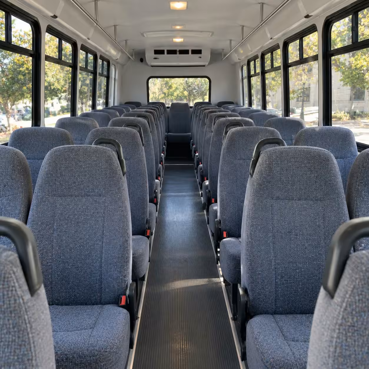30 passenger minibus interior