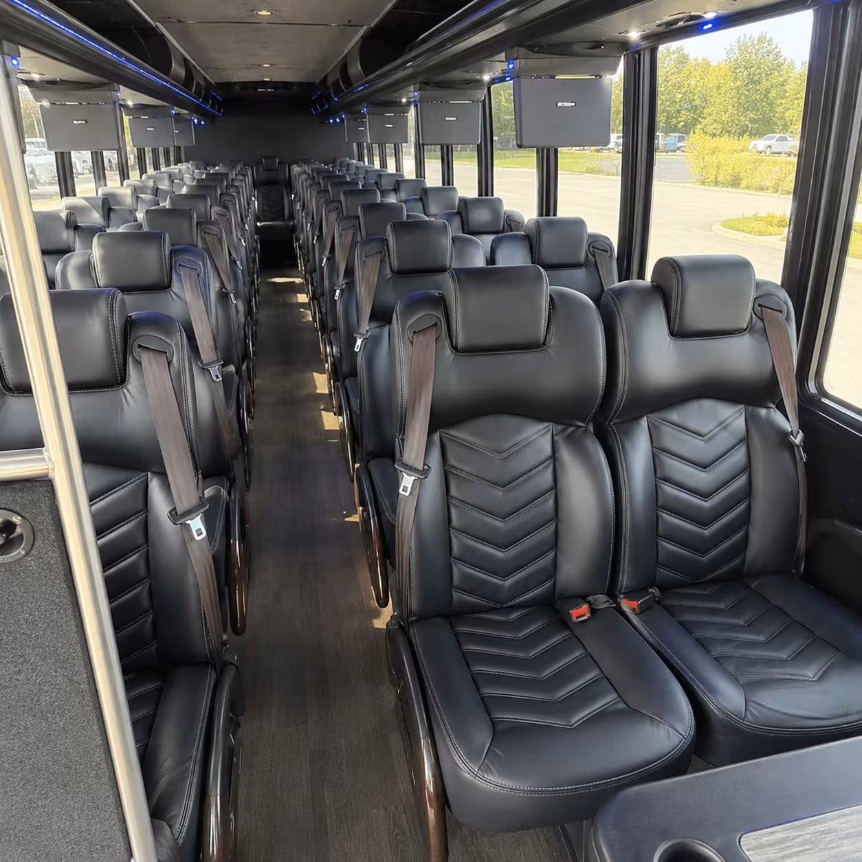 35 passenger minibus interior