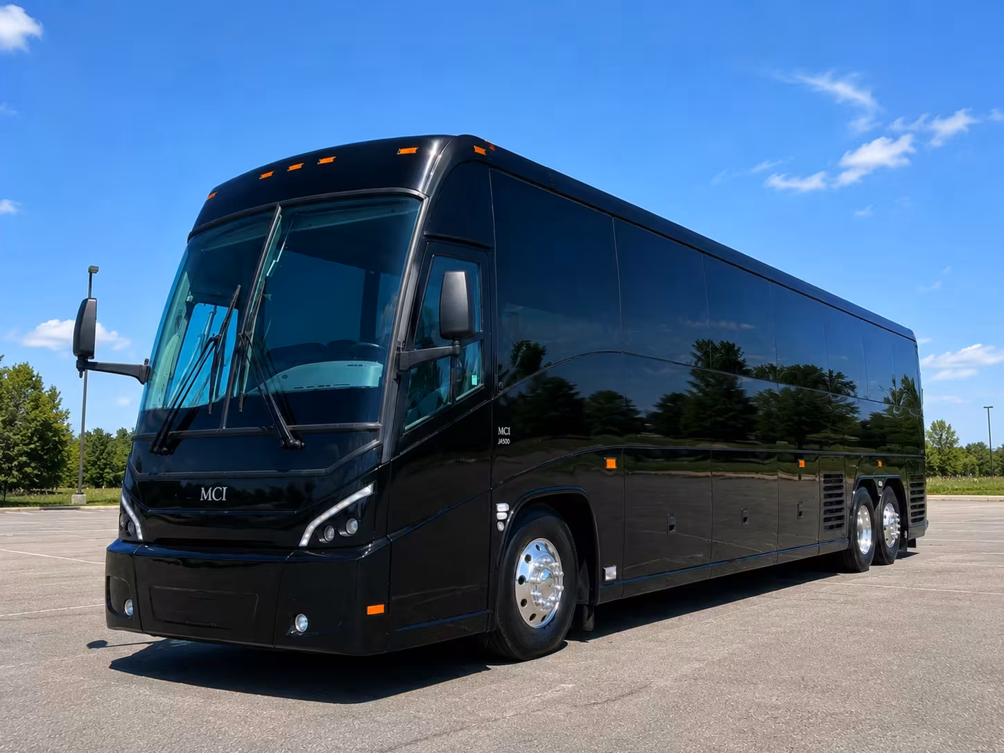 multi stop employee charter bus rentals across upland
