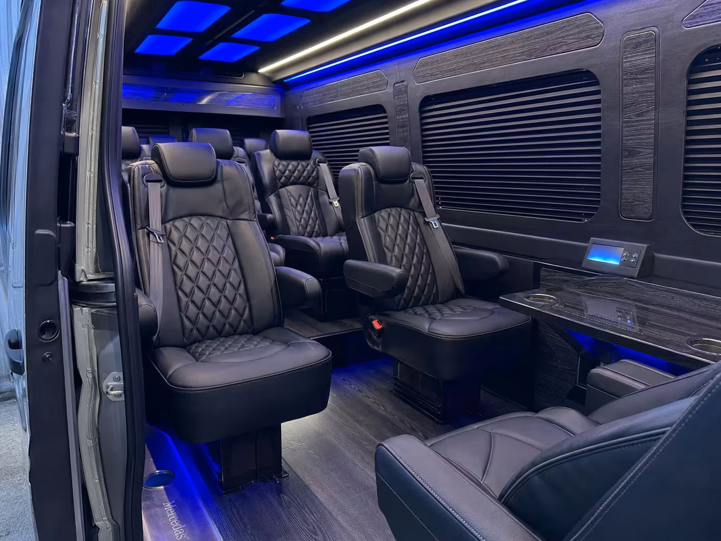 sprinter van transportation for groups and events across upland