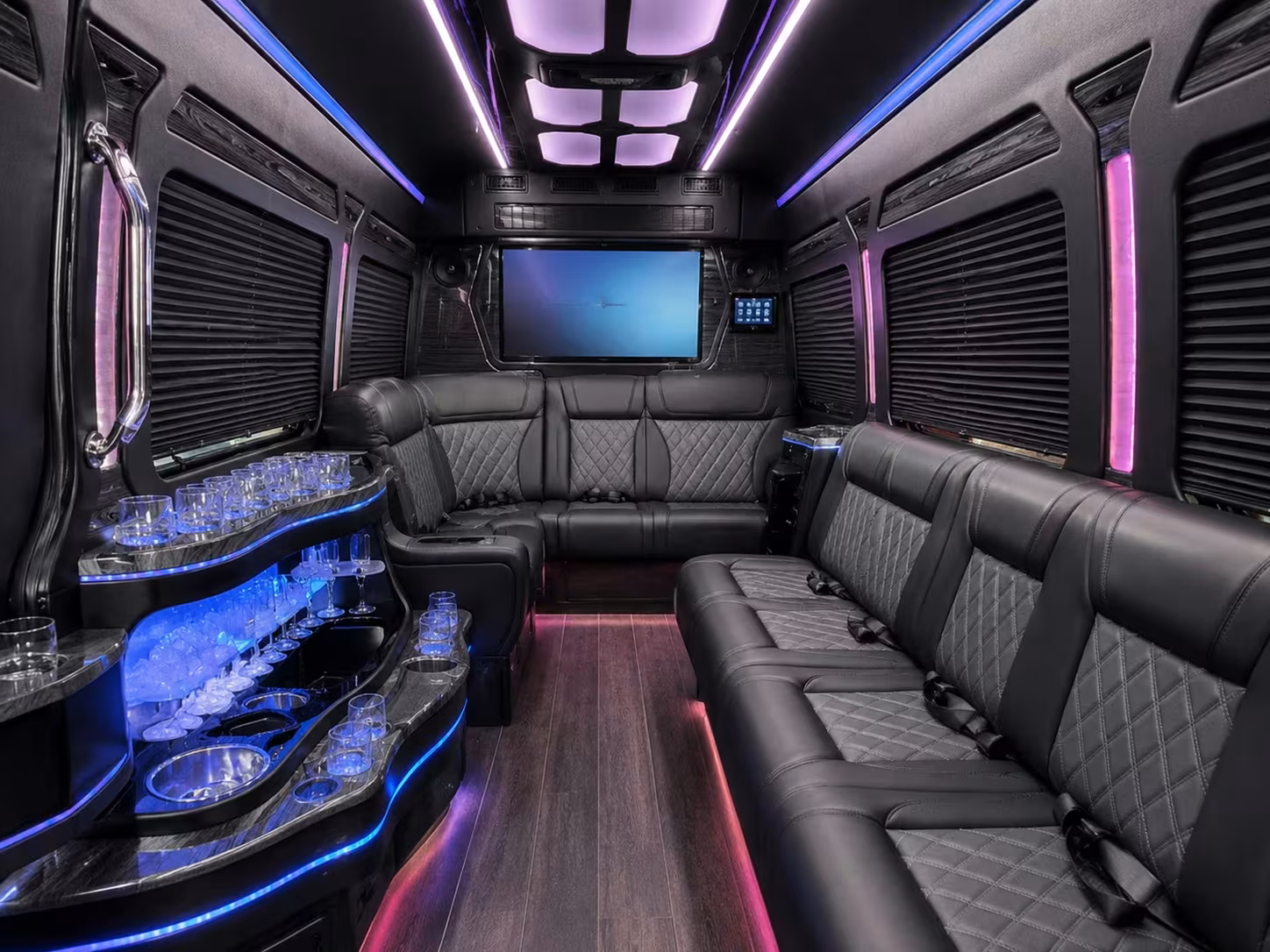 upland bachelorette party and rehearsal dinner bus rentals