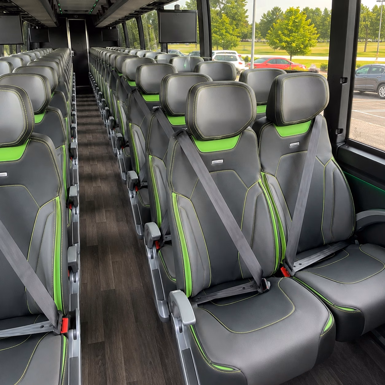 upland charter bus interior gallery