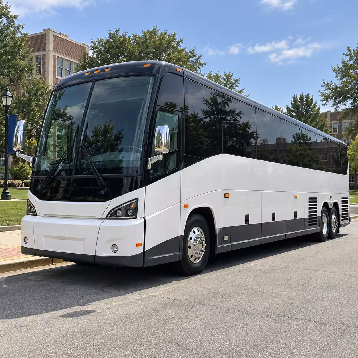 upland charter bus rental fleet