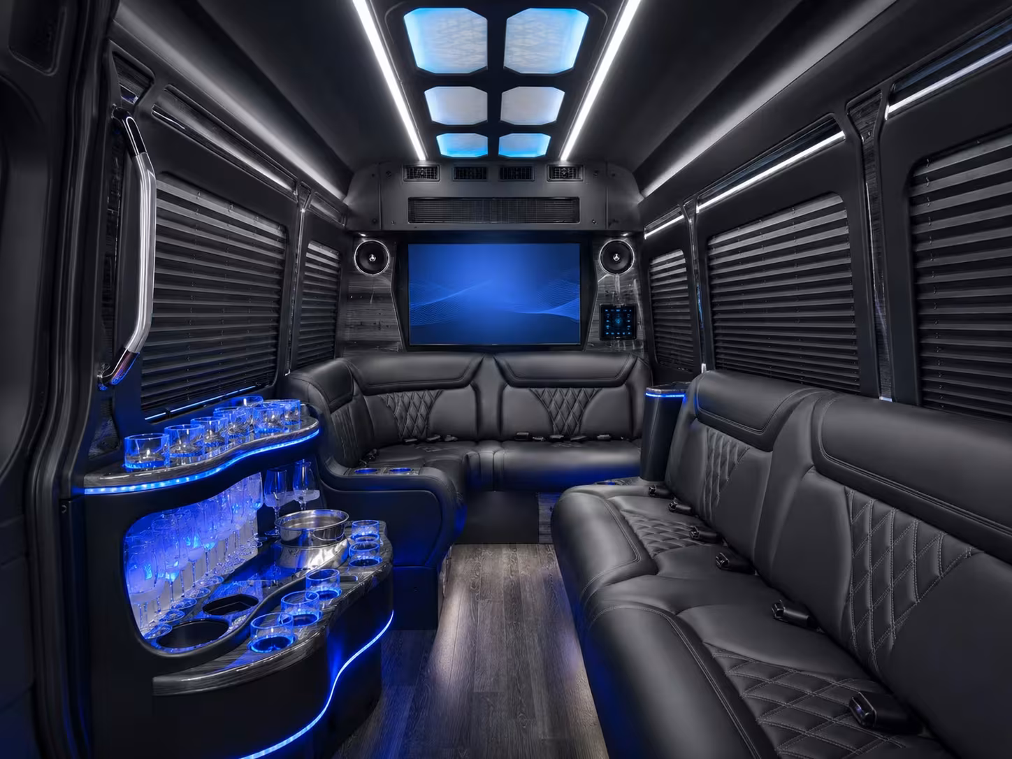 upland concert shuttle buses for large groups