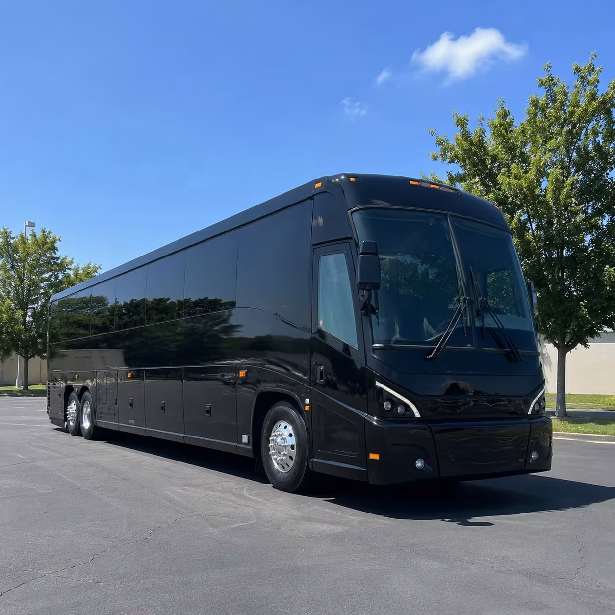 upland shuttle buses for recurring government commuter routes